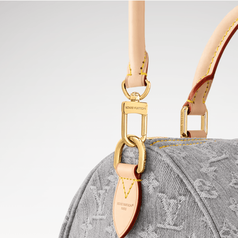 Louis Vuitton Speedy Soft 30 Monogram Denim Luxury Women Bags - BEAUTY BAR