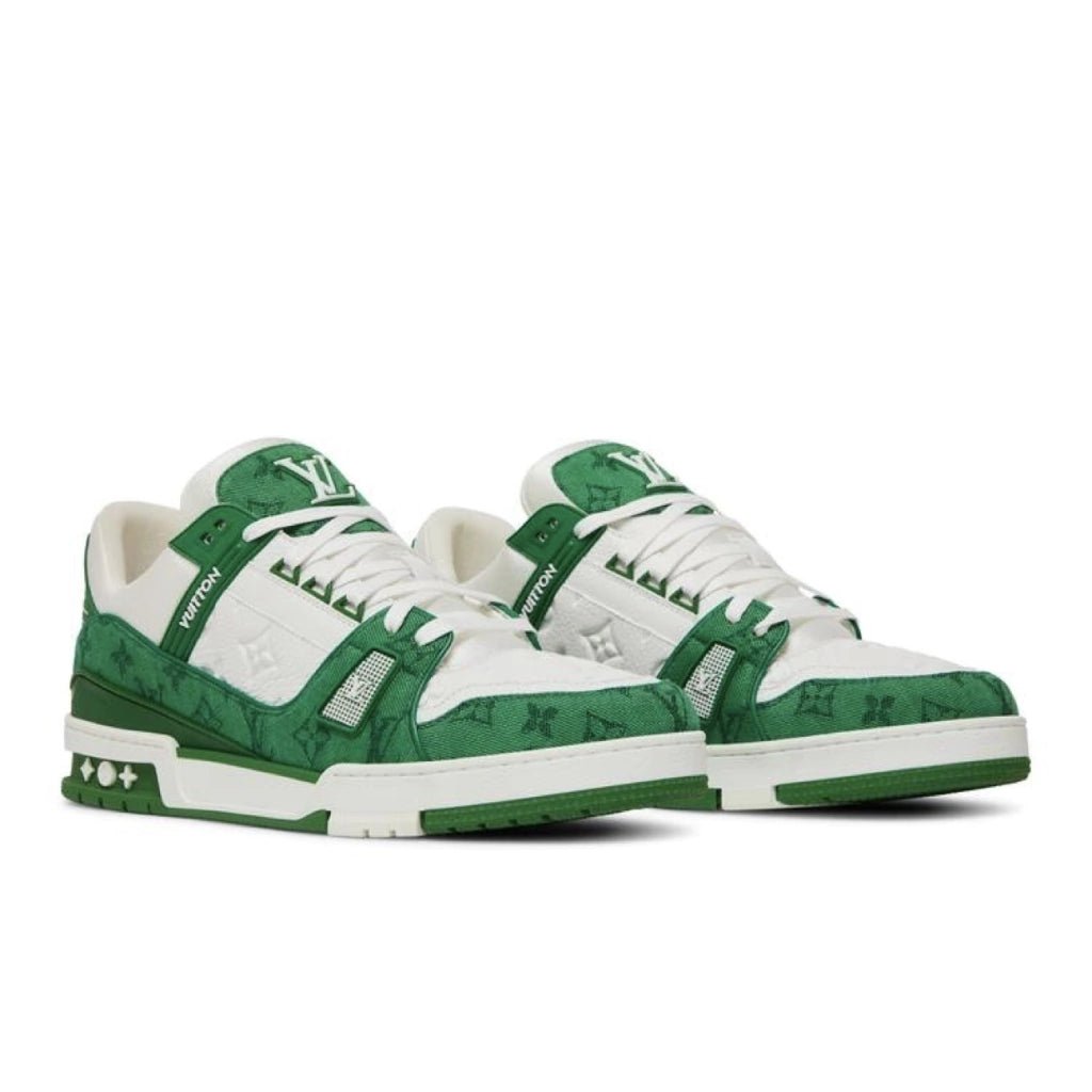 Louis Vuitton Trainer Low '#54 Mini Monogram - Green White' 3