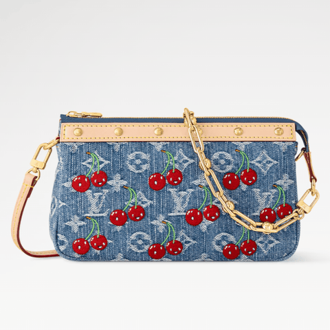 Louis Vuitton x Murakami Pochette Accessoires Monogram Denim - BEAUTY BAR