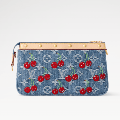 Louis Vuitton x Murakami Pochette Accessoires Monogram Denim - BEAUTY BAR