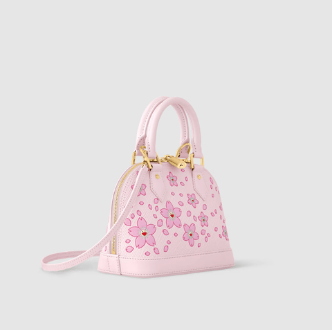 Louis Vuitton x Takashi Murakami Alma BB Pink M Epi Leather - BEAUTY BAR