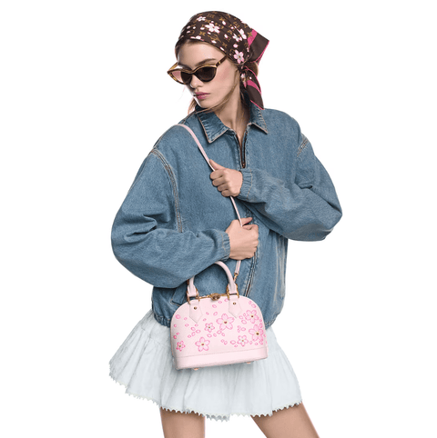 Louis Vuitton x Takashi Murakami Alma BB Pink M Epi Leather - BEAUTY BAR