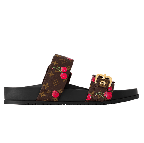 Louis Vuitton x Takashi Murakami Bom Dia Flat Comfort Mule - BEAUTY BAR