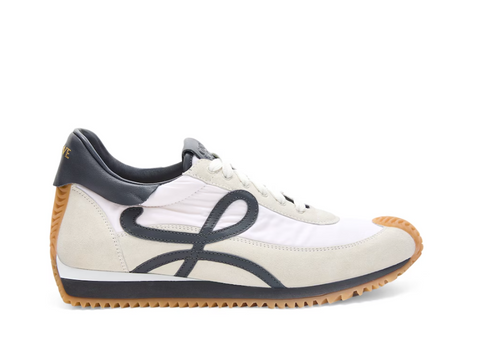 Loewe Blue Calfskin-Blend Flow Sneakers