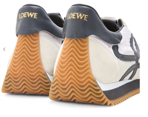 Loewe Blue Calfskin-Blend Flow Sneakers
