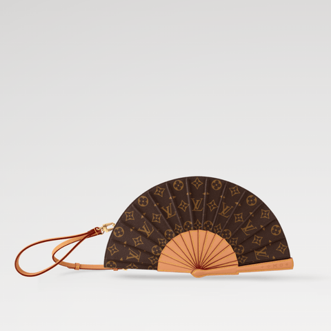 LV Fan Bag – Luxury Monogram Canvas Brown - BEAUTY BAR