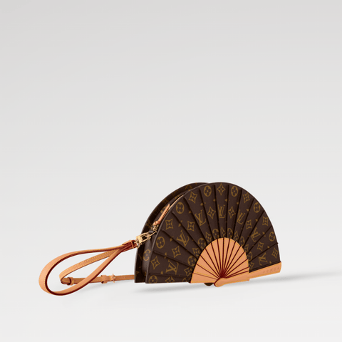 LV Fan Bag – Luxury Monogram Canvas Brown - BEAUTY BAR