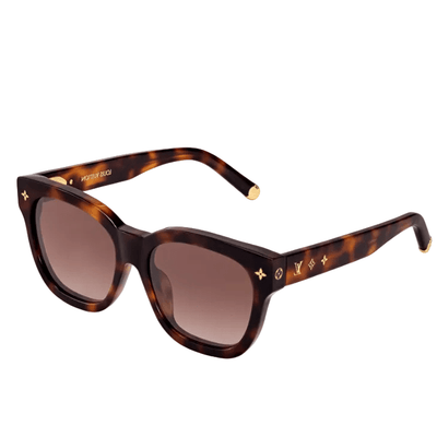 LV My Monogram Square Sunglasses Dark Tortoise