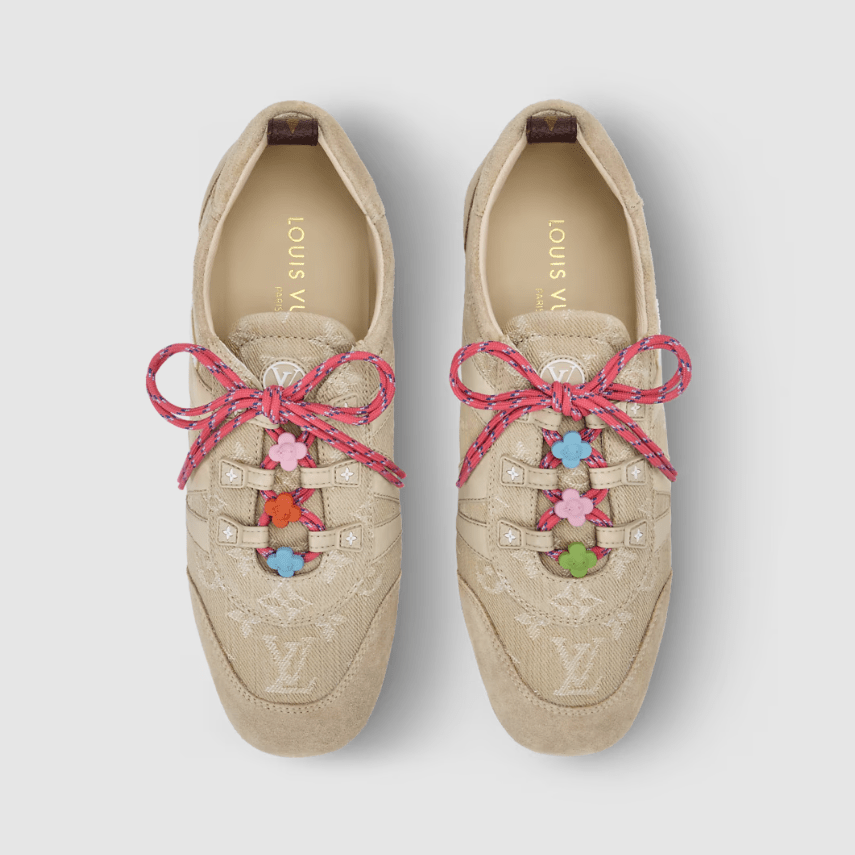 LV Sneakerina Sneaker Ballerina Pairs Monogram Denim 3