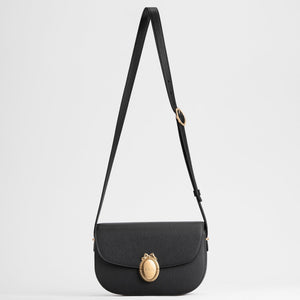 Medium Dior Médaillon Flap Bag Black