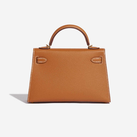 Mini Kelly Hermes In Epsom Leather In Light Brown With Gold Hardware - BEAUTY BAR