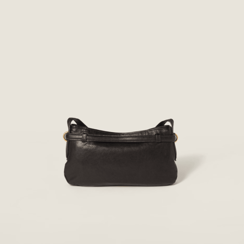 Miu Miu Aventure Nappa Leather Black Bag 3