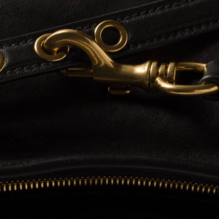 Miu Miu Aventure Nappa Leather Black Bag 4