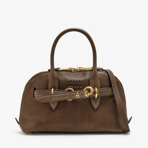 Miu Miu Aventure Nappa Leather Top-Handle Bag Small
