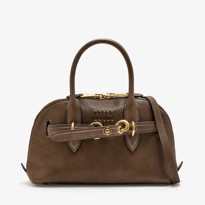 Miu Miu Aventure Nappa Leather Top-Handle Bag Small