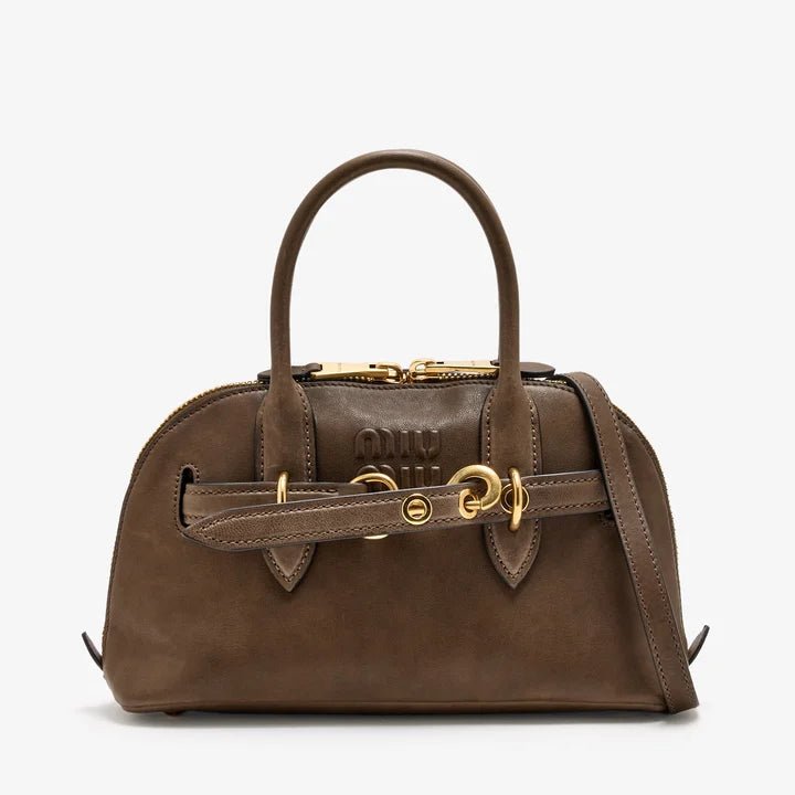 Miu Miu Aventure Nappa Leather Top-Handle Bag Small