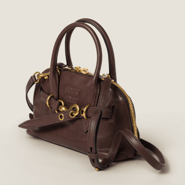 Miu Miu Aventure Nappa Leather Top-Handle Bag Small 5