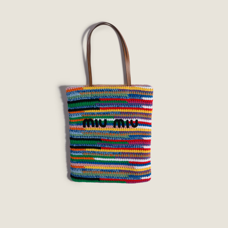 Miu Miu Crochet Tote Bag