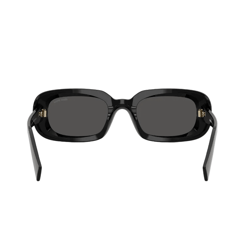 Miu Miu Designer Black Rectangular Frame Sunglasses 4