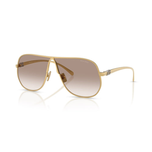 Miu Miu Gold Sunglasses Woman