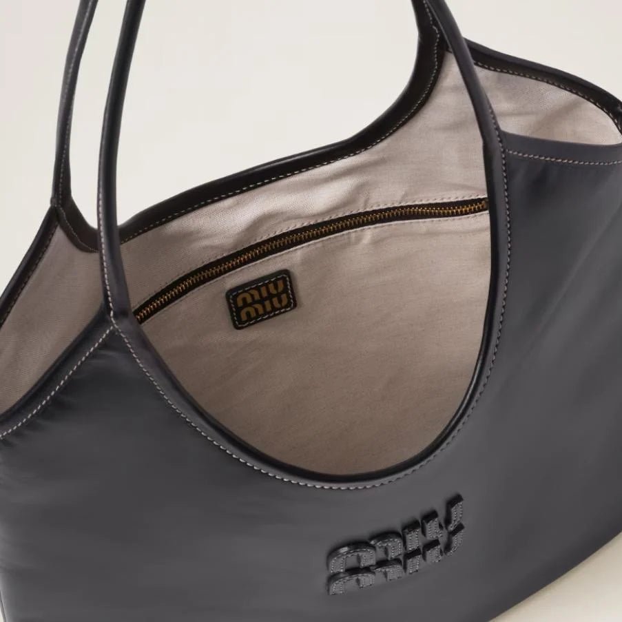 Miu Miu IVY Leather Bag Black 3