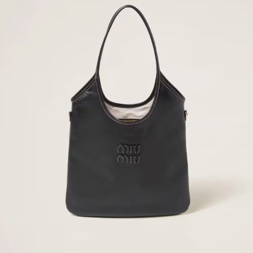 Miu Miu IVY Leather Bag Black