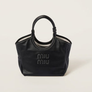 Miu Miu IVY Leather Bag Black Small