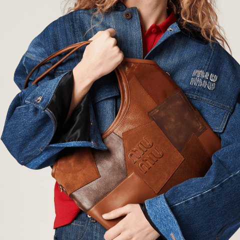 Miu Miu IVY Leather Patchwork Bag - BEAUTY BAR