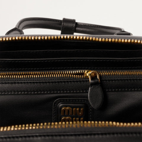 Miu Miu Leather Arcadie Top - Handle Bag - BEAUTY BAR