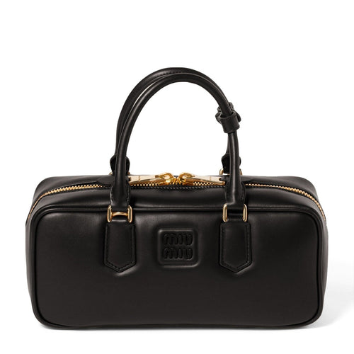 Miu Miu Arcadie Leather Black Bag