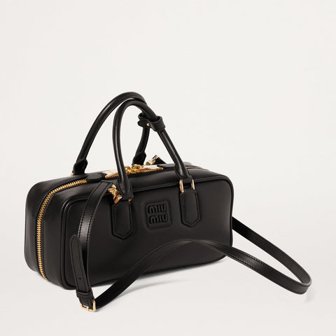 Miu Miu Leather Arcadie Top - Handle Bag - BEAUTY BAR