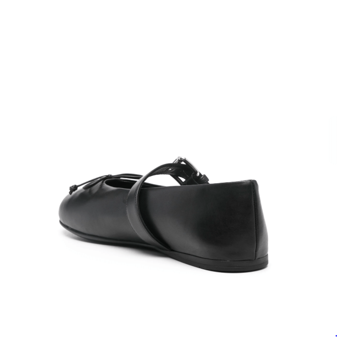Miu Miu Leather Ballerina Shoes 4