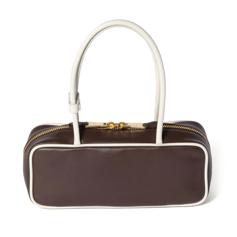 Miu Miu Leather Handbag - Tote Bags Brown - BEAUTY BAR