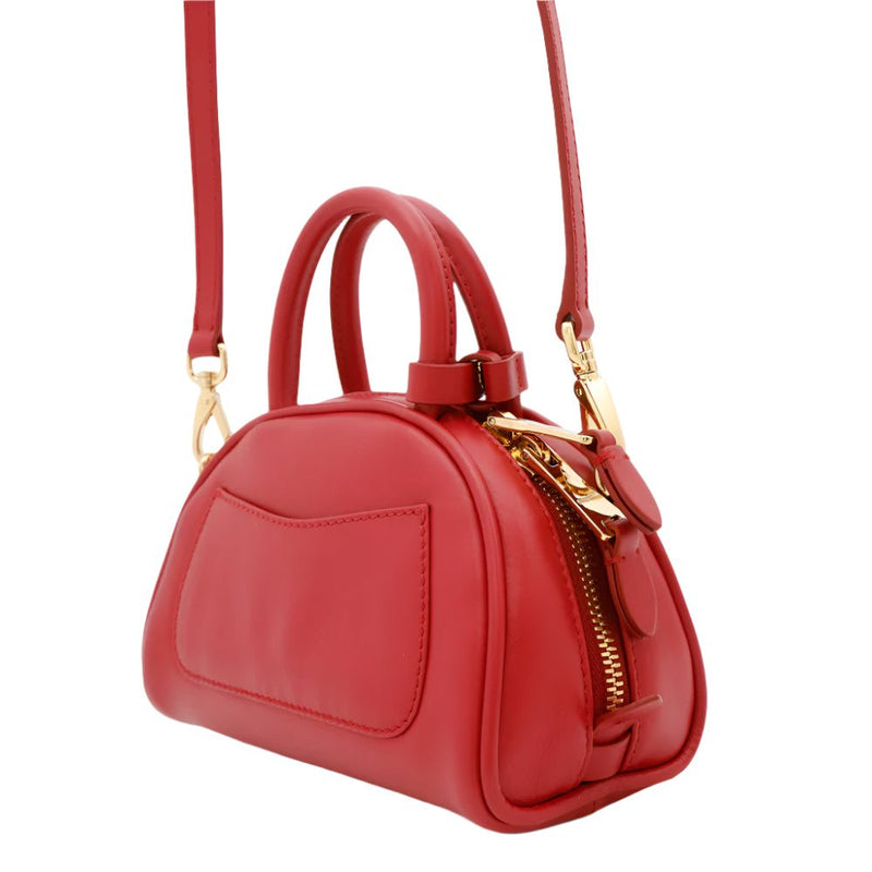 Miu Miu Top-Handle Bag In Leather With Gold-Tone Hardware Red 4