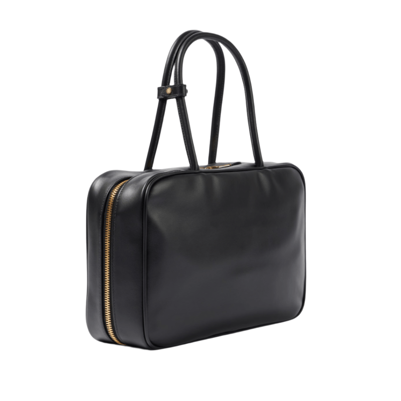 Miu Miu Leather Beau Large Black Bag 2
