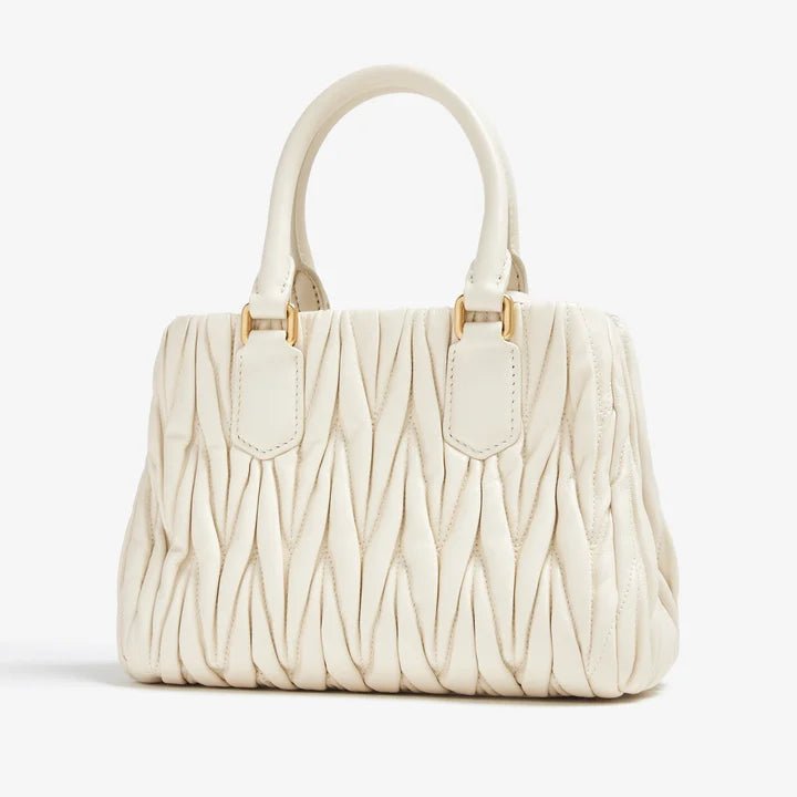 Miu Miu Matelassé Leather Mini Handbag – Off White 2