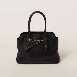 Miu Miu Medium Aventure Nappa Leather Black Bag