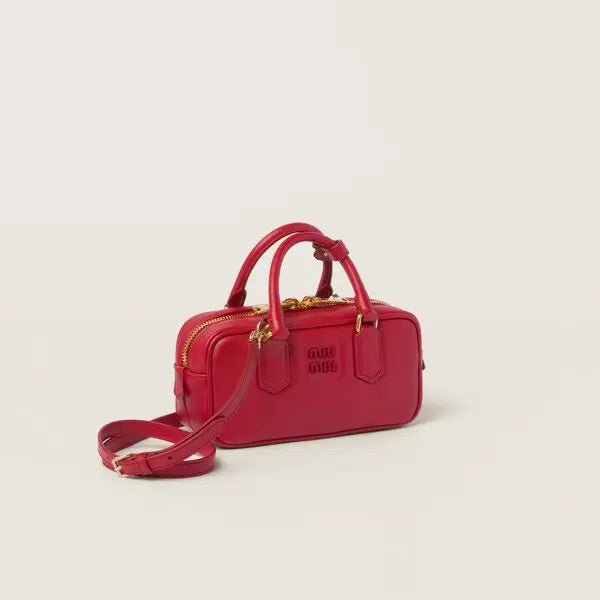 Miu Miu Arcadie Leather Red Bag 2