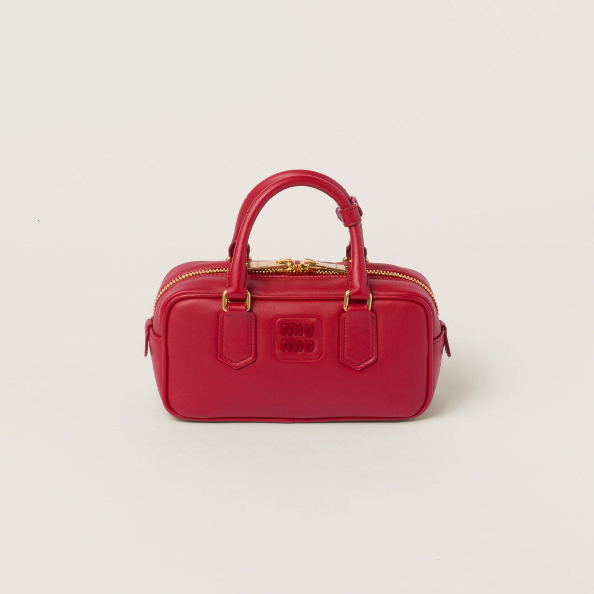 Miu Miu Arcadie Leather Red Bag 1