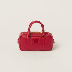 Miu Miu Arcadie Leather Red Bag