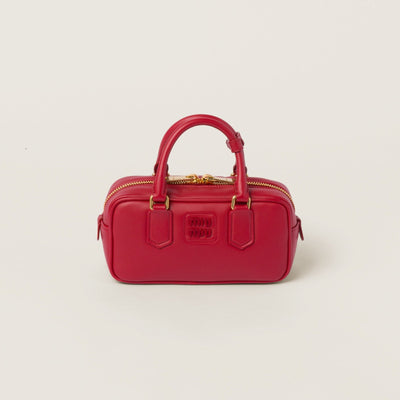 Miu Miu Patent Red Leather Shoulder Bag - BEAUTY BAR