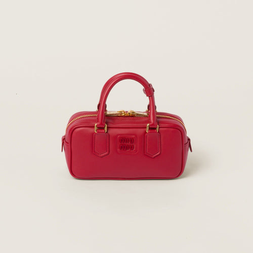 Miu Miu Arcadie Leather Red Bag