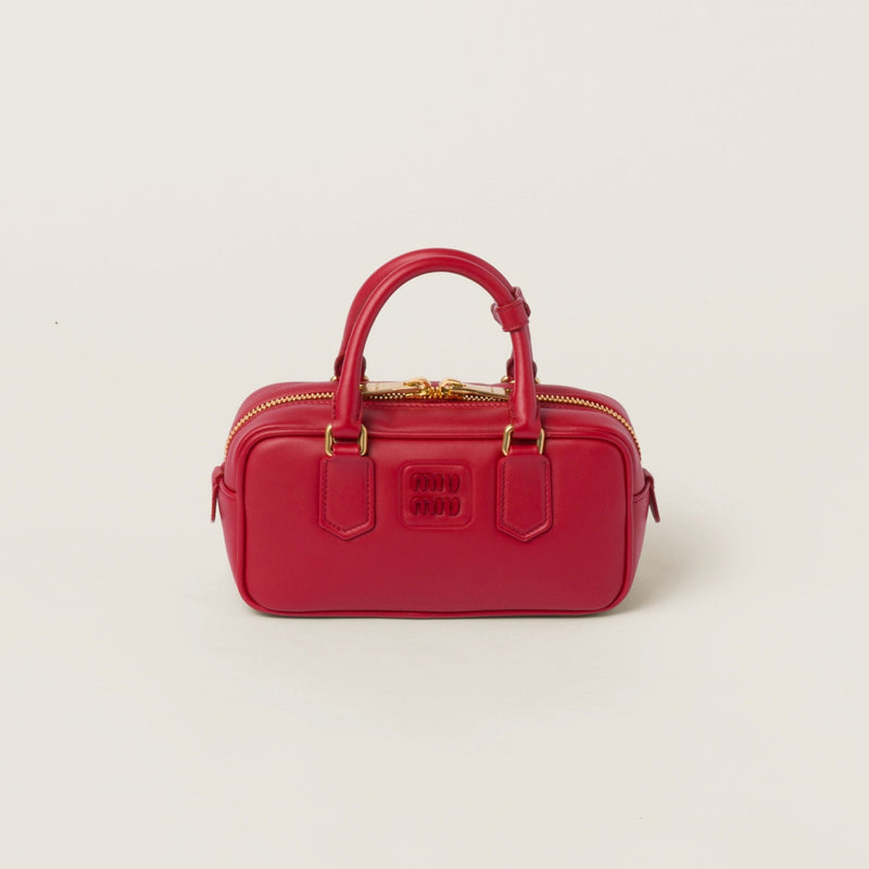 Miu Miu Arcadie Leather Red Bag