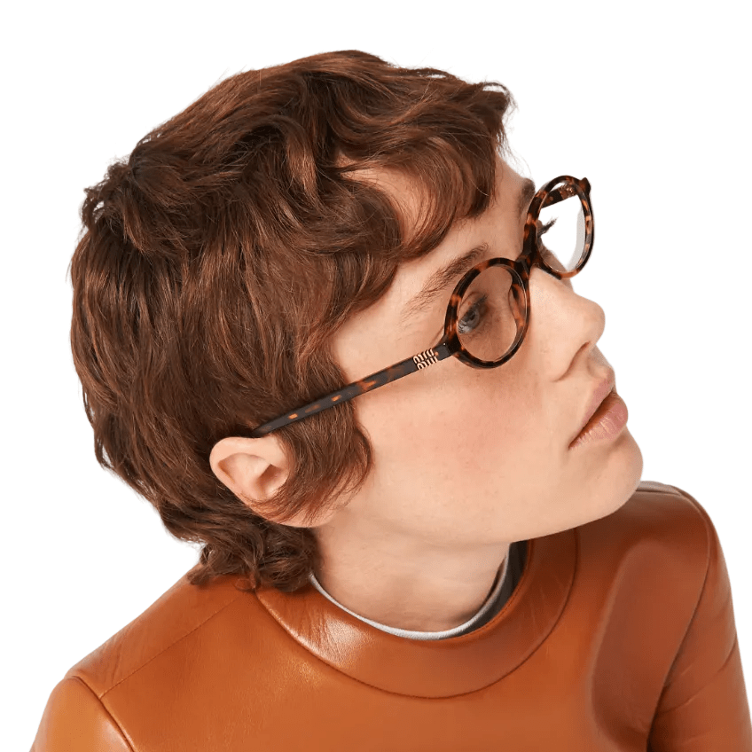 Miu Miu Regard Sunglasses Blue-Ray Transparent Lenses 3
