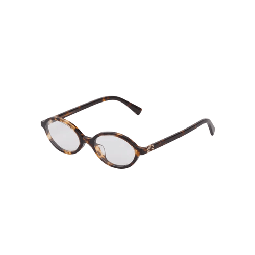 Miu Miu Regard Sunglasses Blue - Ray Transparent Lenses - BEAUTY BAR