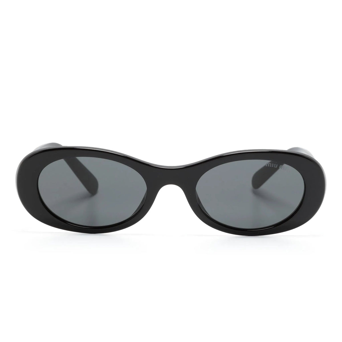 Miu Miu Sungglasses Oval Framed Black 2