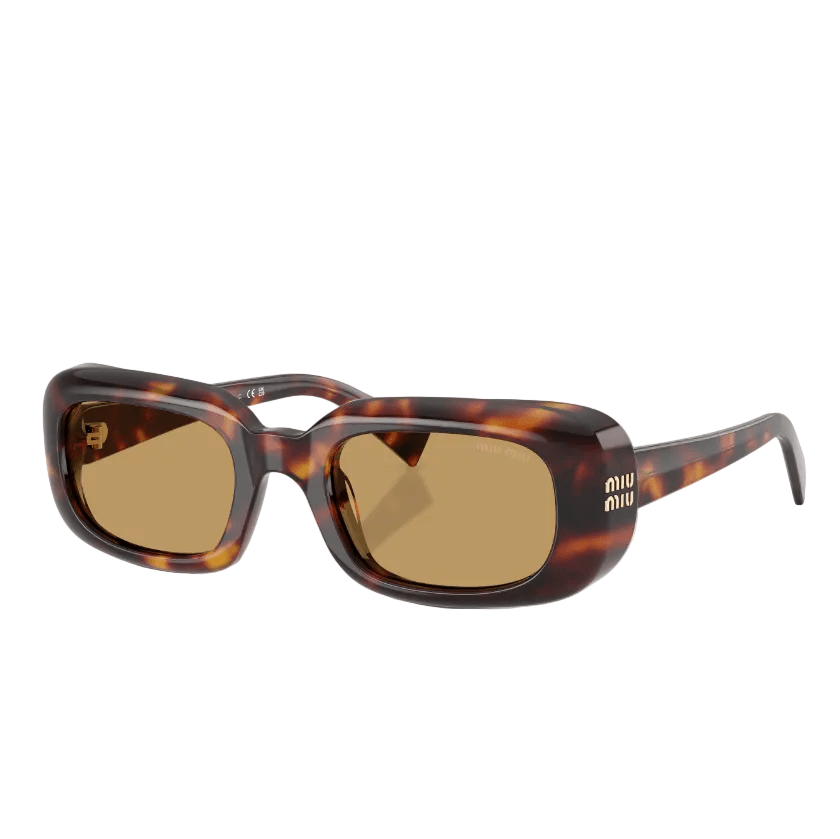 Miu Miu Tortoiseshell Frame Sunglasses - Brown Lenses 1