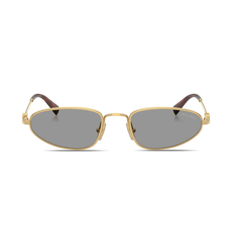 Miu Miu Vertical Logo Irregular Sunglasses - BEAUTY BAR