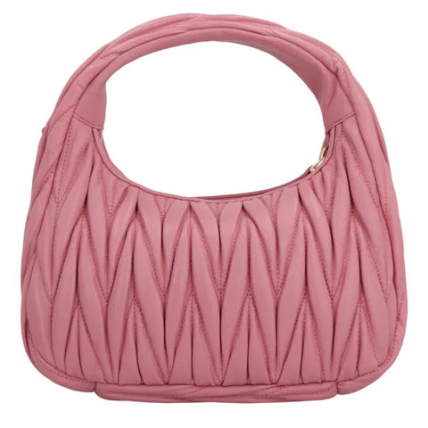 Miu Miu Wander Matelassé Nappa Leather Hobo Begonia Pink - BEAUTY BAR