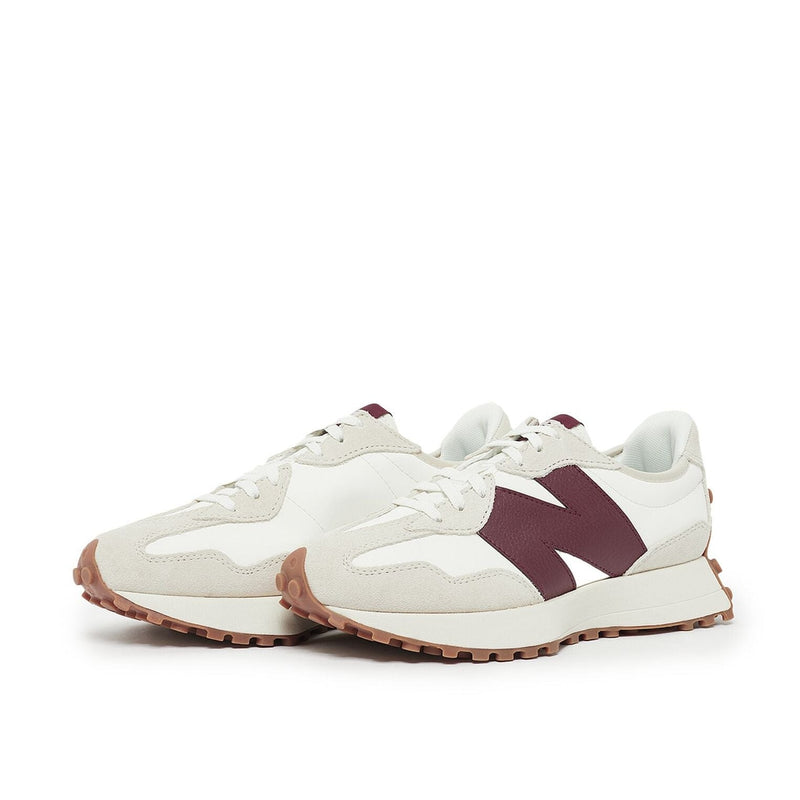 New Balance 327 White Dark Red 3